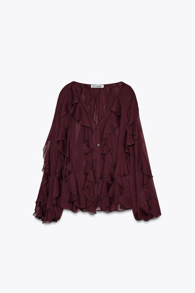 Eva | Blusa texturizada con volumen