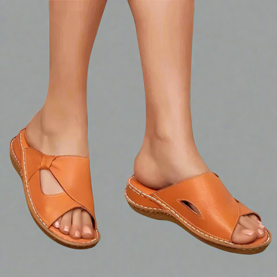 Marcia | Sandalias ortopédicas de cuero