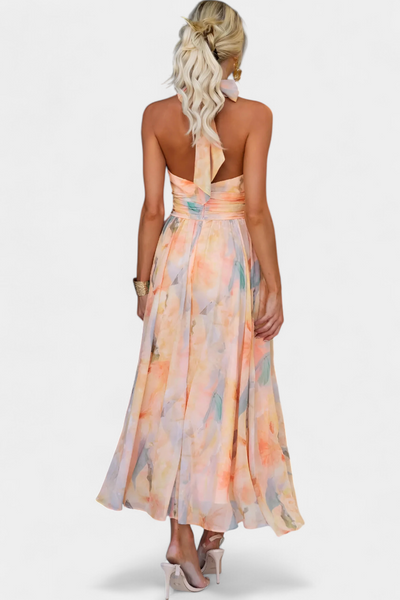 Alaia | Vestido Halter Aquarelle