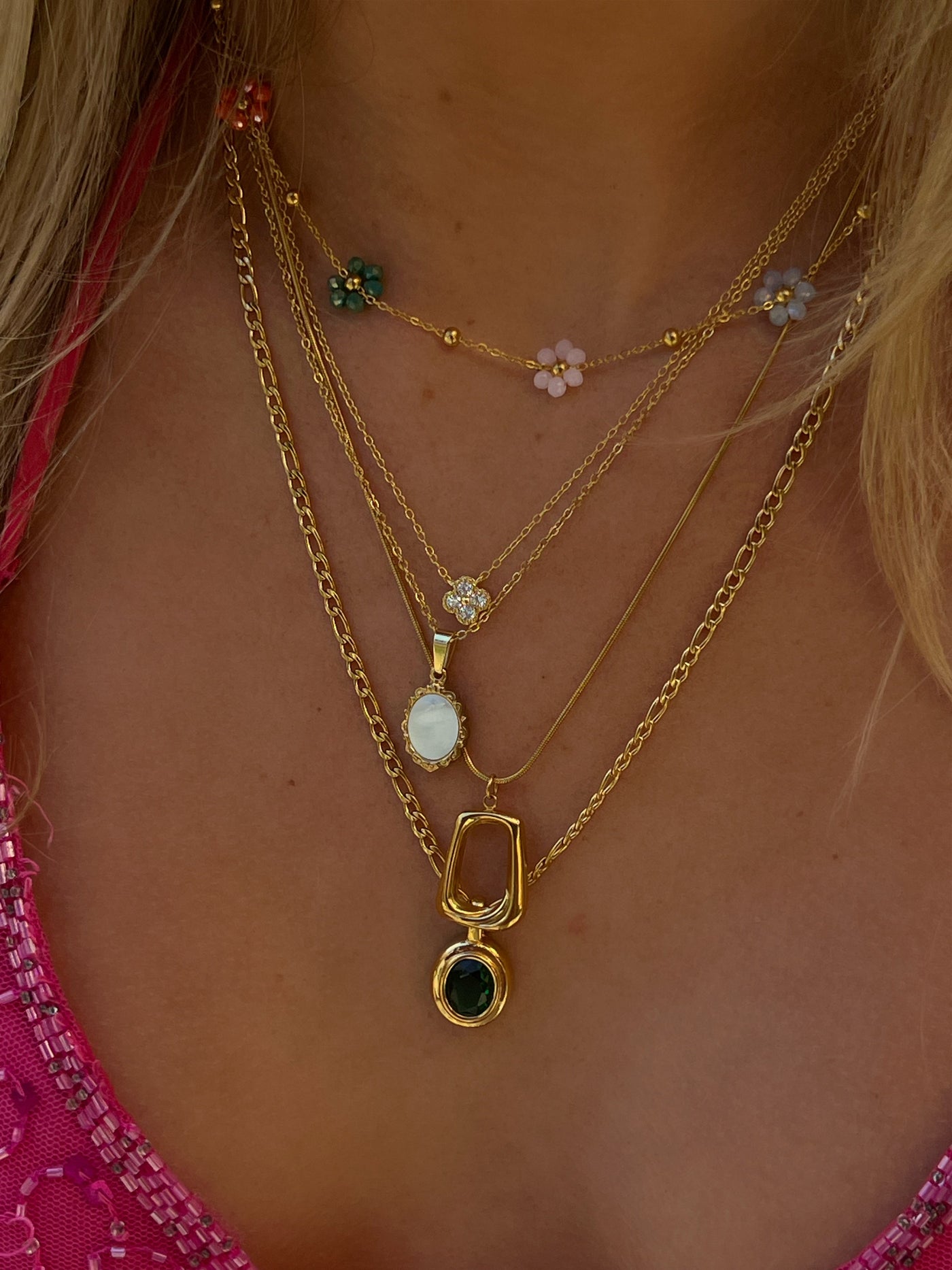 Collar gargantilla Flor Samatha