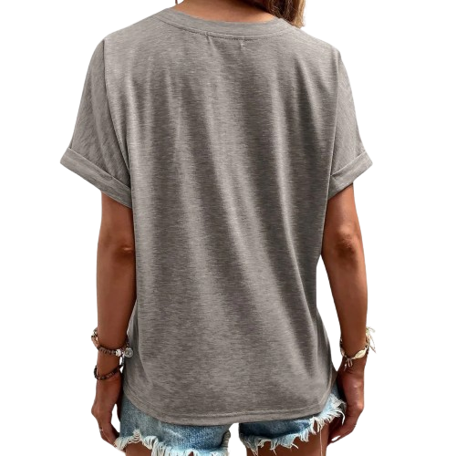Alma | Blusa de Verano con Escote en V y Tejido Ligero